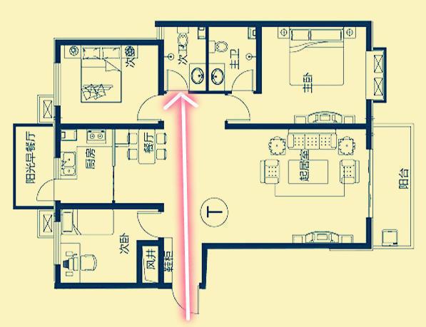 厕所对着入户门有什么说法