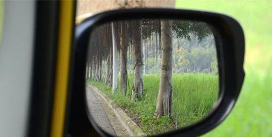 轿车调后视镜的最佳位置