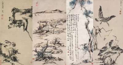 四僧是指哪四个人物 遁迹空门画家朱耷、石涛、髡残、弘仁