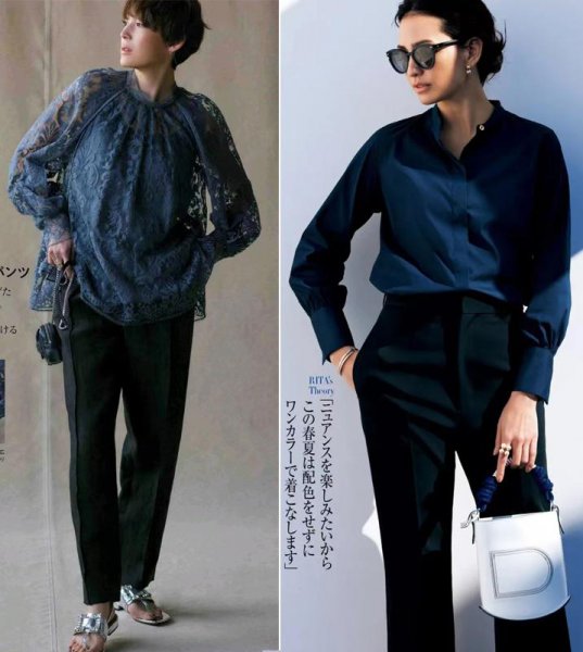 藏青色最完美的搭配色