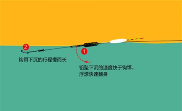 飞铅钓法图解及调漂法