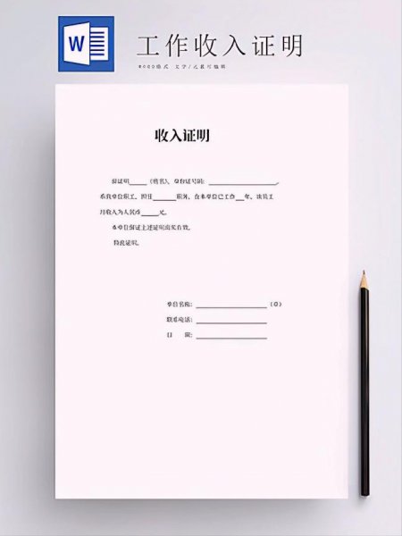 个人工资收入证明怎么开