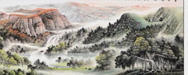 南墙挂什么图案的画寓意好