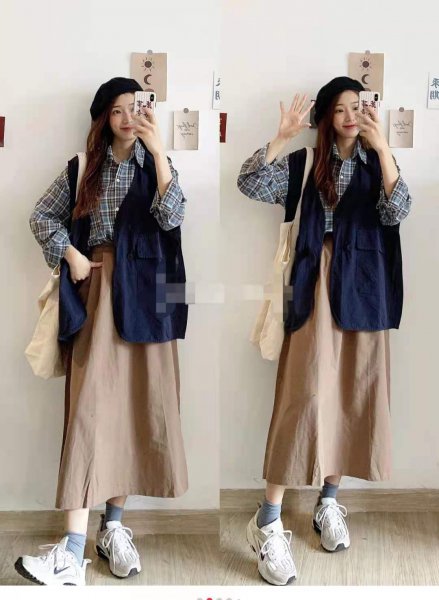 卡其色裙子搭配什么颜色上衣好看