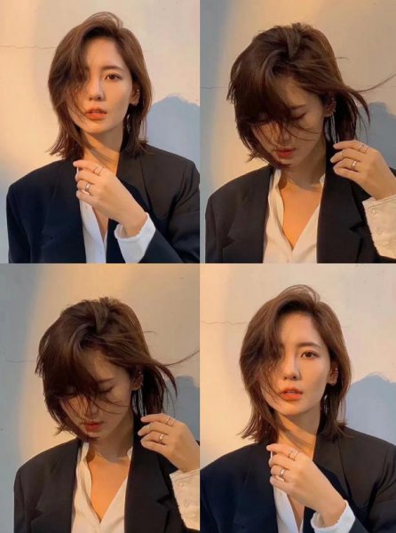 头大适合什么发型