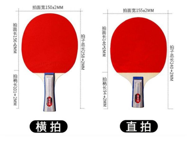 横拍和直拍有什么区别图片