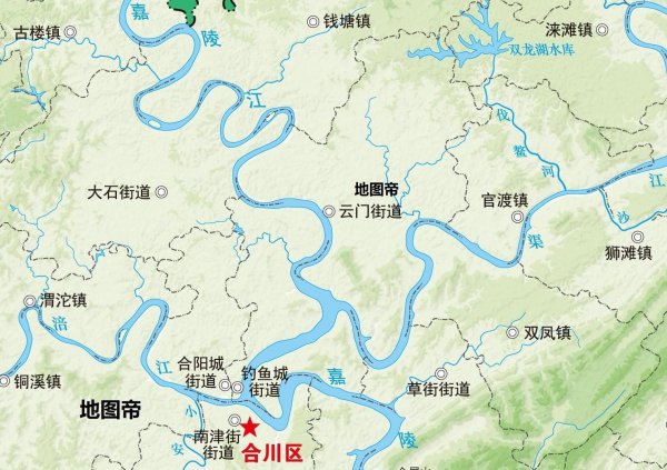 嘉陵江的发源地位于哪里