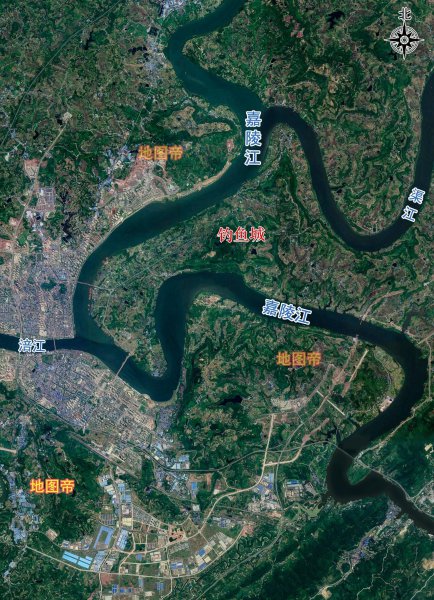 嘉陵江的发源地位于哪里