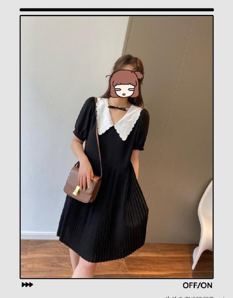 黑色百褶裙配什么上衣好看