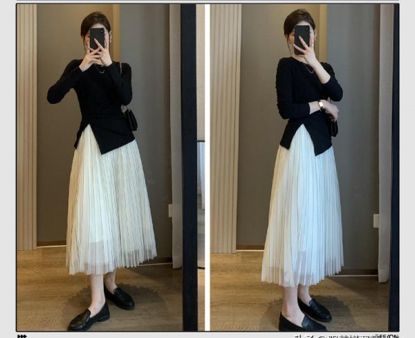 黑色百褶裙配什么上衣好看