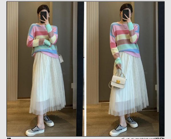 黑色百褶裙配什么上衣好看