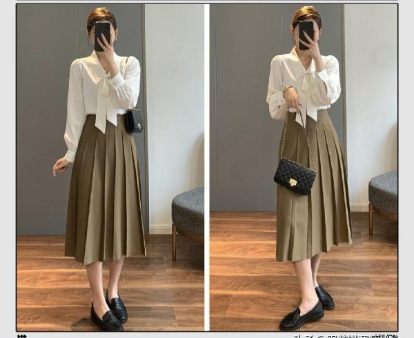 黑色百褶裙配什么上衣好看