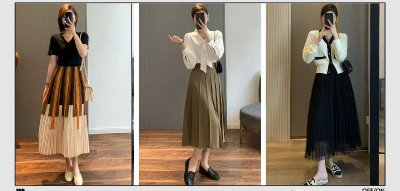 黑色百褶裙配什么上衣好看 黑色百褶裙的搭配方法