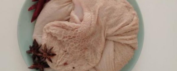 新鲜羊肚怎么处理