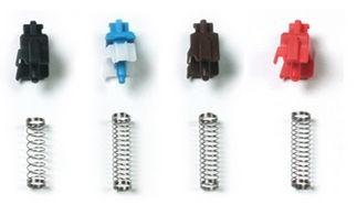 键盘的青轴红轴黑轴茶轴有什么区别