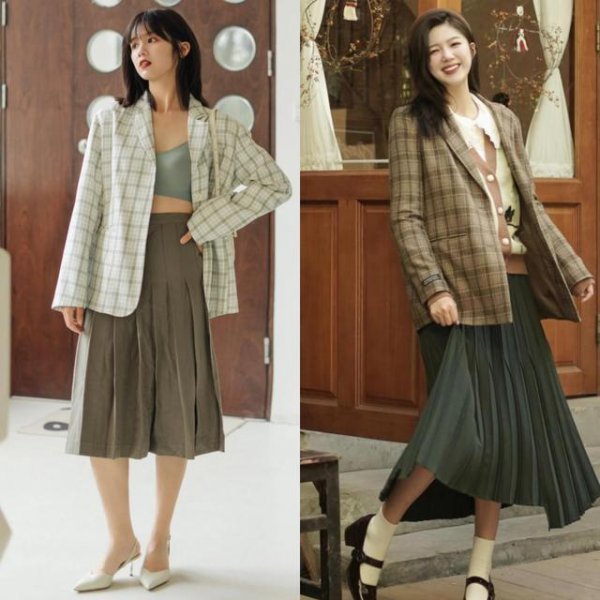 百褶裙搭配什么上衣