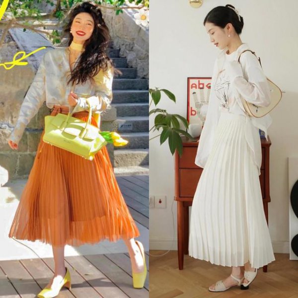 百褶裙搭配什么上衣