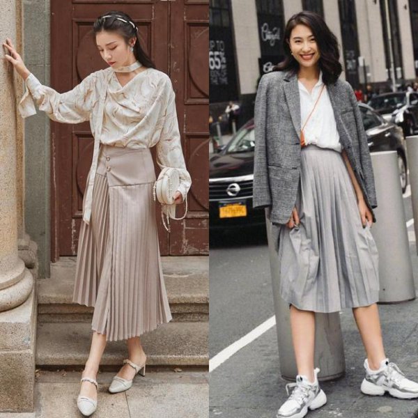 百褶裙搭配什么上衣