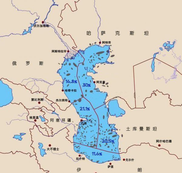 里海属于哪个国家管辖区域