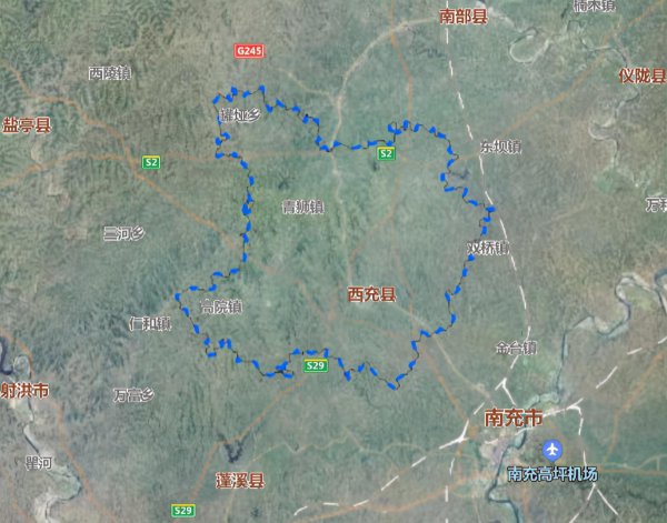 西充县属于哪个市