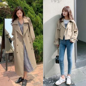 短款小风衣搭配什么下装好看图片 短风衣的3个穿搭公式