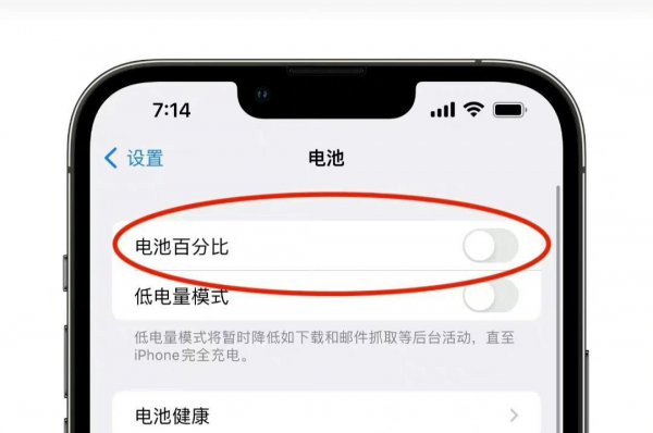 苹果x怎么调电池百分比显示的功能