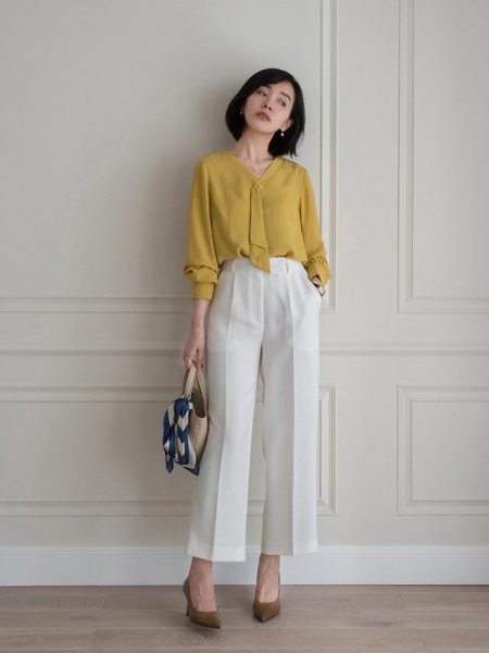 女士西裤怎么搭配鞋子好看