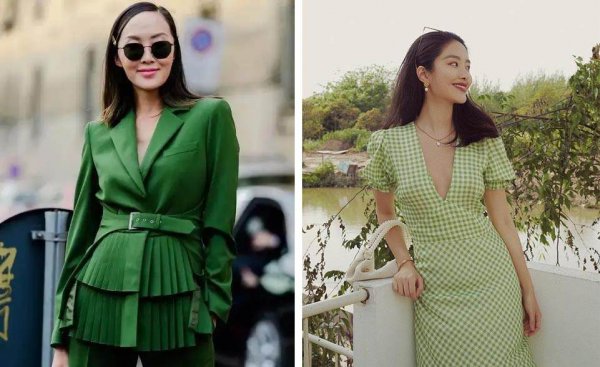 皮肤黑穿绿色好看吗