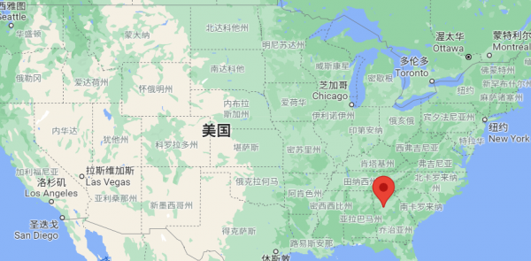 亚特兰大在美国哪个位置