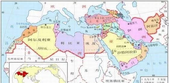 中东是哪个洲的