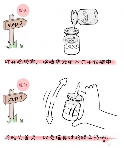 冻干液如何使用方法图解
