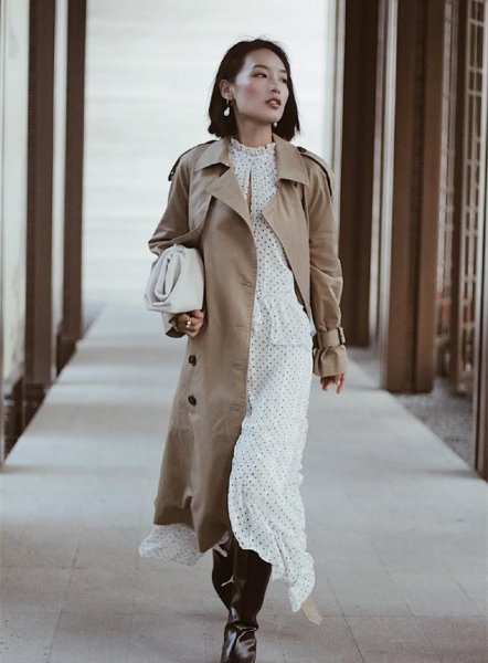 风衣配什么鞋子好看