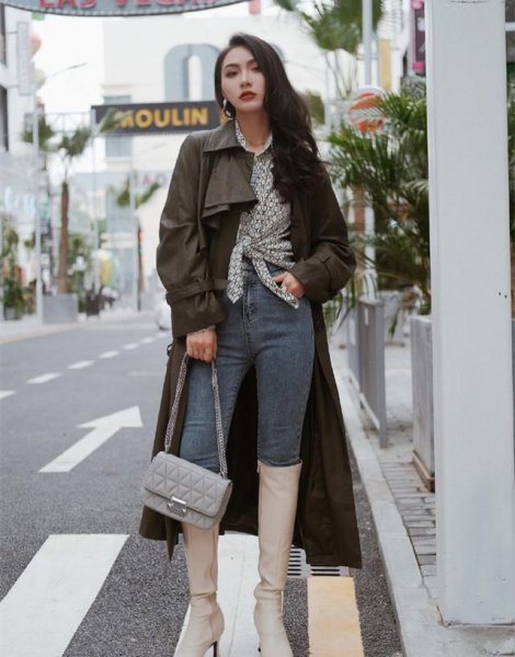 风衣配什么鞋子好看