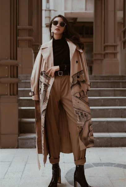 风衣配什么鞋子好看