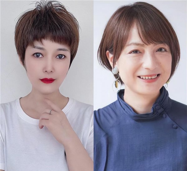 女50~55岁流行发型图片