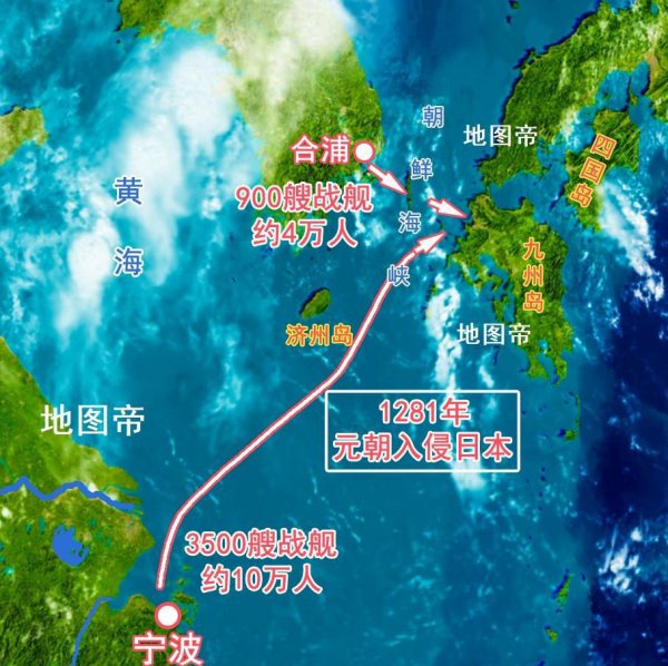 对马海峡地图位置
