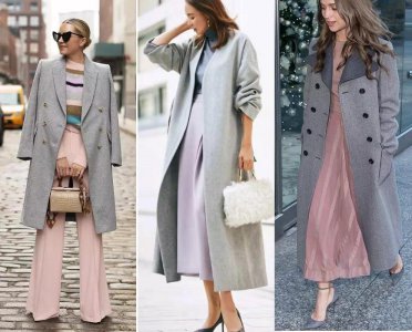 灰色配什么颜色好看衣服图片 女生冬天灰色大衣的配色思路