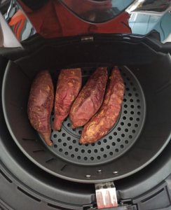 烤地瓜用空气炸锅用多少温度烤多长时间