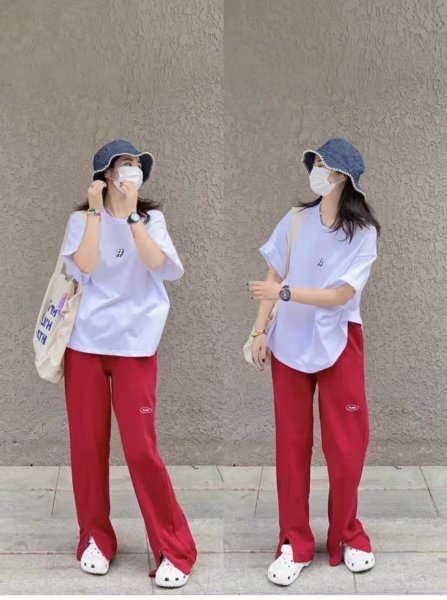 红裤子搭配什么颜色的上衣好看