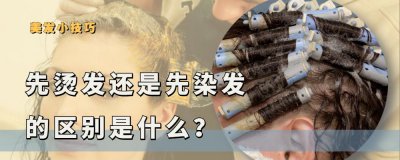 想染发和烫发应该先染发还是先烫发能达到最好效果