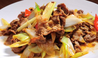 爆炒羊肉片 爆炒羊肉的做法