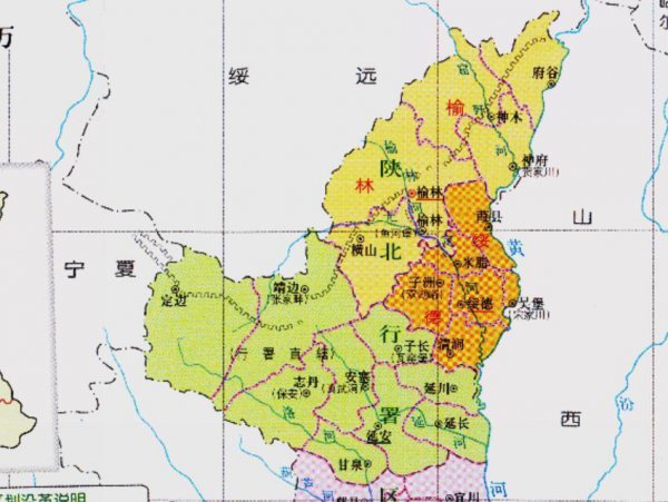 榆林市有几个区几个县