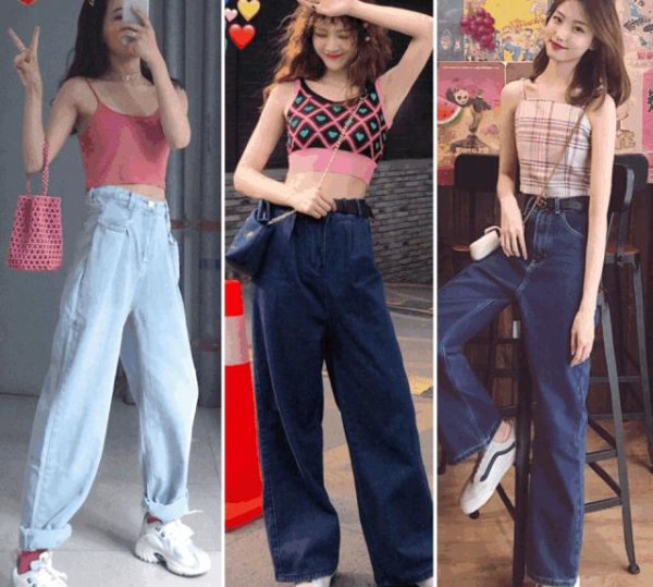 老爹裤搭配什么上衣