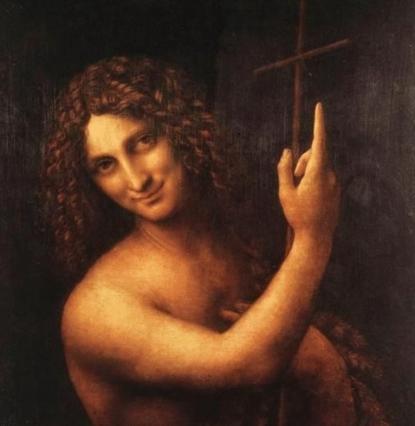 蒙娜丽莎画中的外星人在哪里