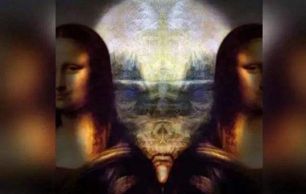 蒙娜丽莎画中的外星人在哪里