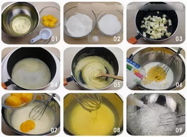 海绵蛋糕和戚风蛋糕有什么区别