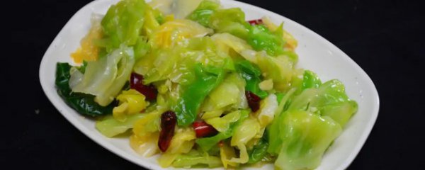 爆炒甘蓝的正宗做法大全