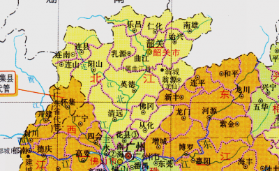 韶关市有几个区几个县 广东韶关下辖区县市的格局形成历史