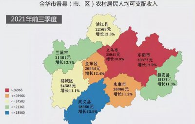 金华在哪里 浙江省金华市9个区县的历史演变介绍