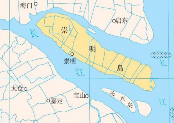 我国第三大岛崇明岛在哪里